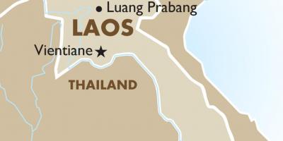نقشه پایتخت لائوس 