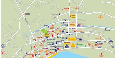 نقشه از وینتیان, لائوس